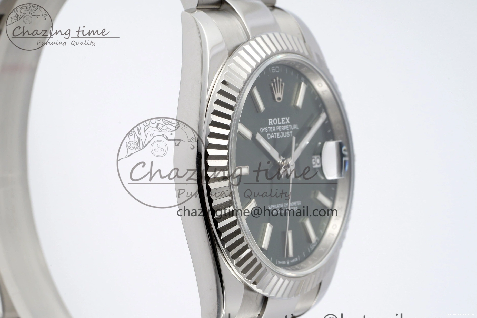 AAA Replica Watches Oyster 1:1 Packable 904L Bracelet 41 Stick 2154 DateJust NTF on Edition Steel Best 126334 VR Dial Green 1229